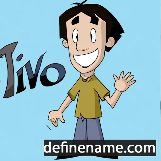 cartoon of the name Ivo