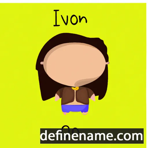 Ivonn cartoon