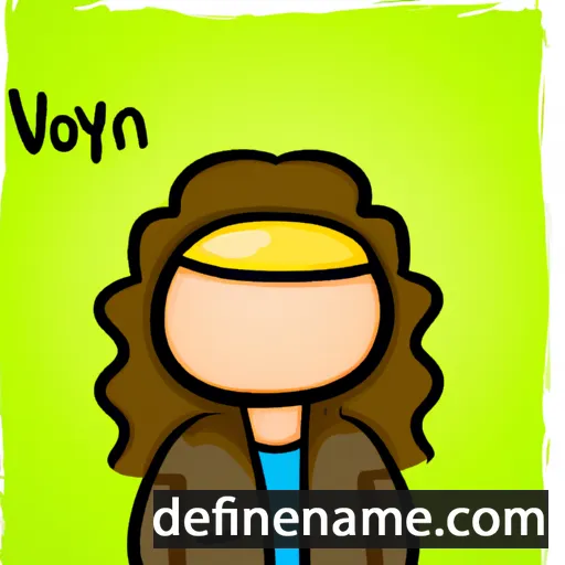 cartoon of the name Ivorlyn