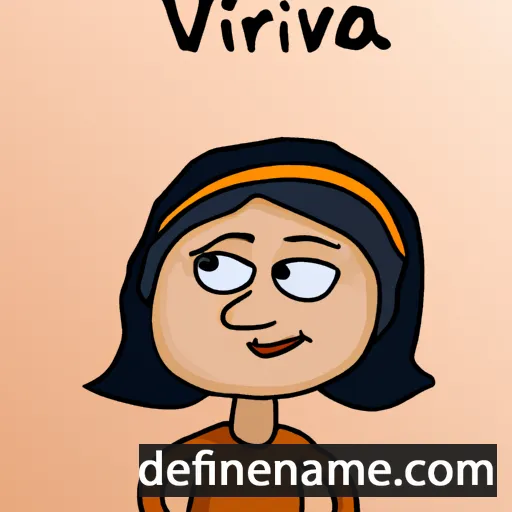 cartoon of the name Ivrina