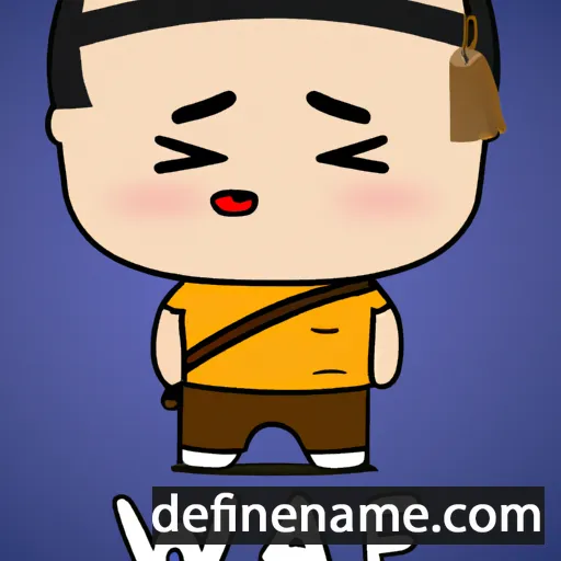 cartoon of the name Iwae