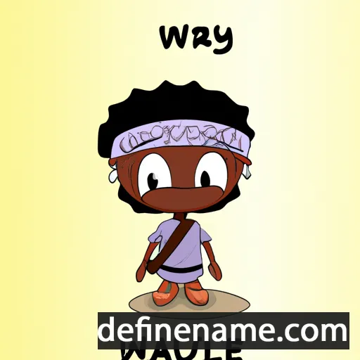 cartoon of the name Iwalaye