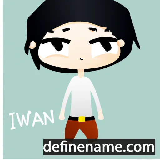 cartoon of the name Iwani