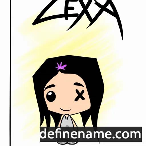 Ixeia cartoon