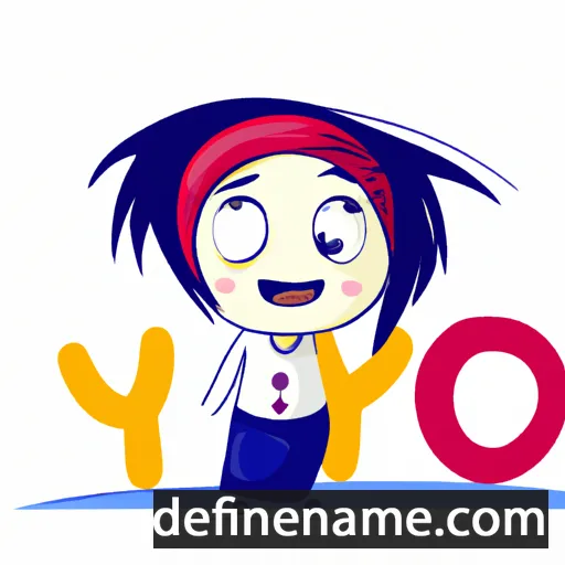 cartoon of the name Iyo