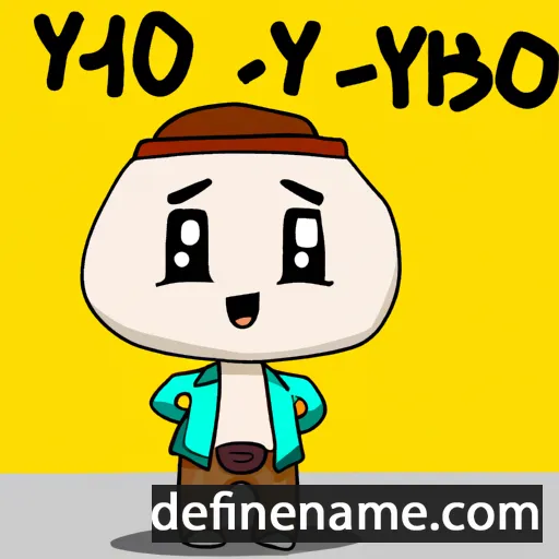 cartoon of the name Iyob