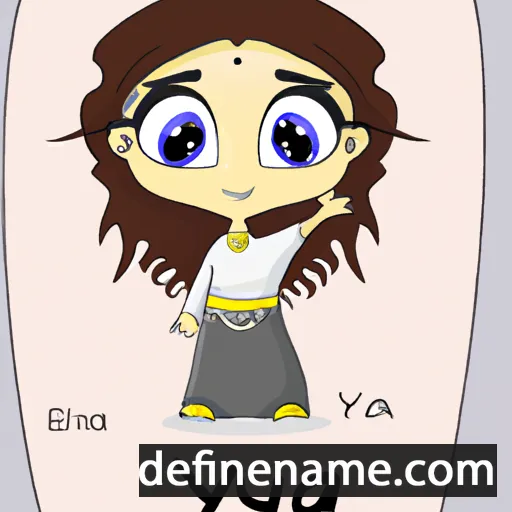 cartoon of the name Iyya