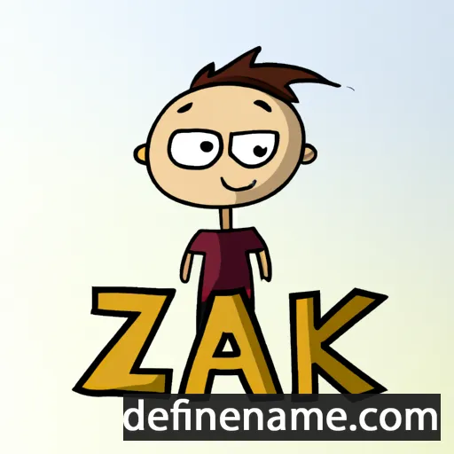 cartoon of the name Izåk