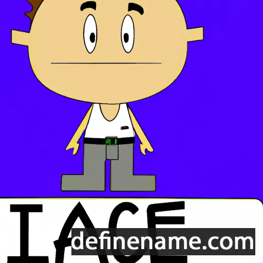 cartoon of the name Izaac