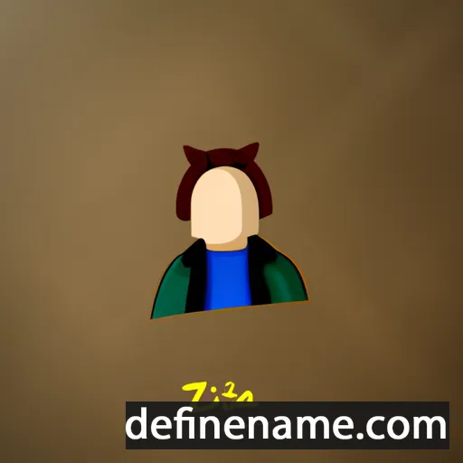 cartoon of the name Izalda