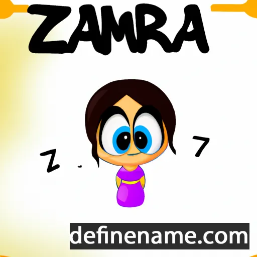 Izamara cartoon