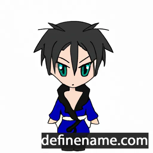 cartoon of the name Izaya