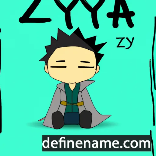 cartoon of the name Izaya