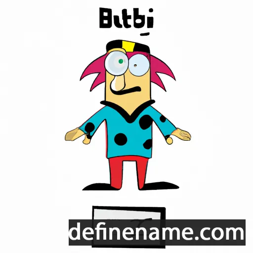 cartoon of the name Izbylut