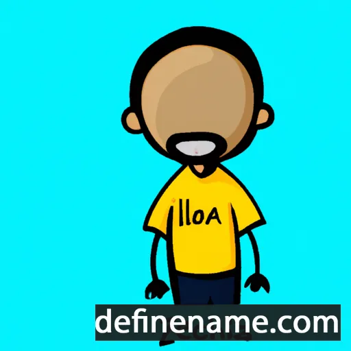 cartoon of the name Izeliah