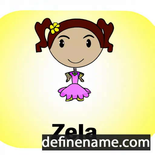 cartoon of the name Izella