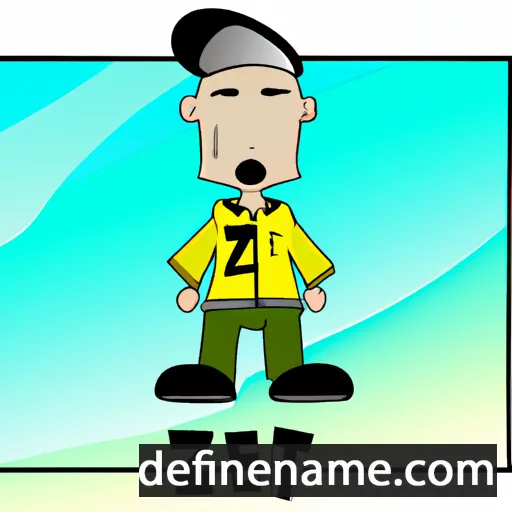 cartoon of the name Izet