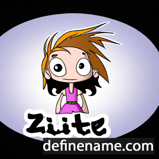 cartoon of the name Izette