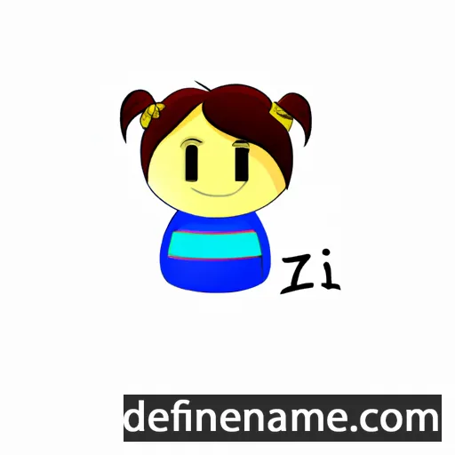 cartoon of the name Izi