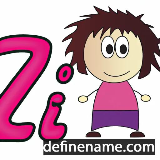 cartoon of the name Izka