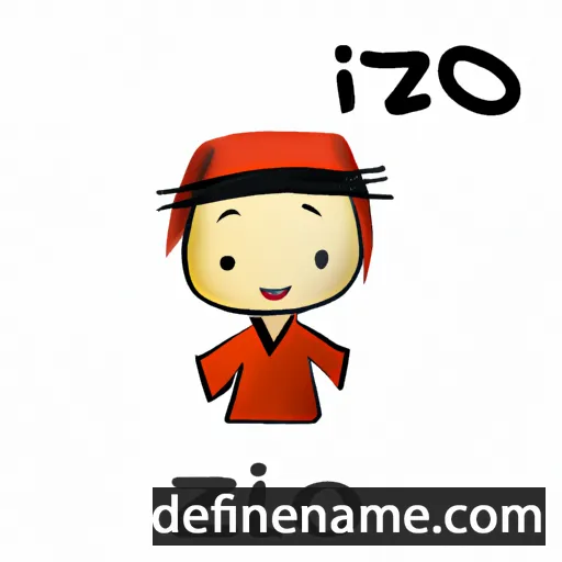 Izō cartoon