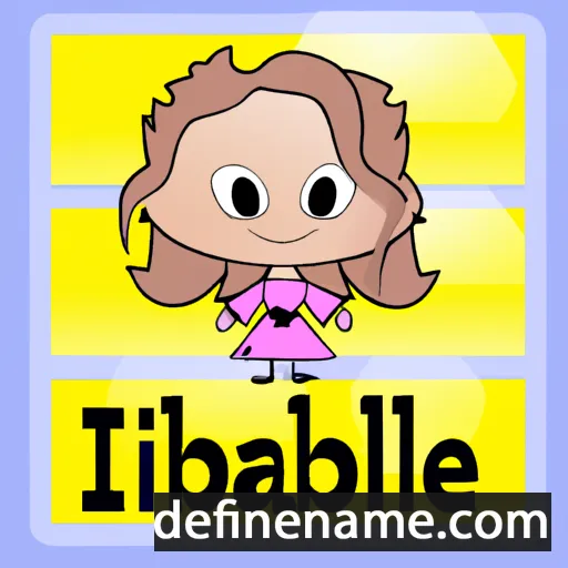 Izobelle cartoon