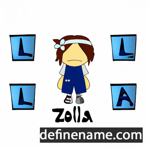 cartoon of the name Izola