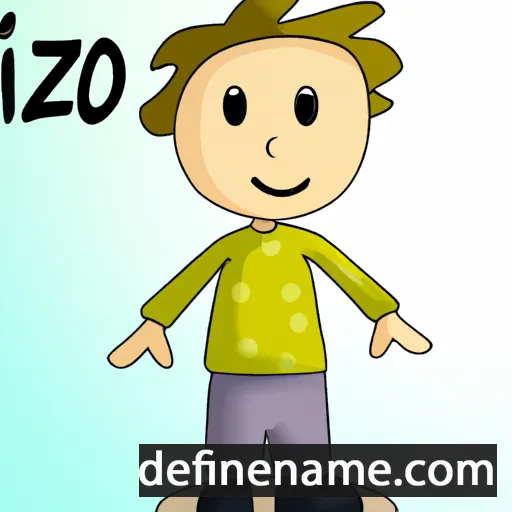 cartoon of the name Izsó