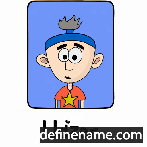 cartoon of the name Izüdə̑r