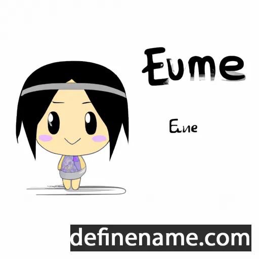 cartoon of the name Izumo