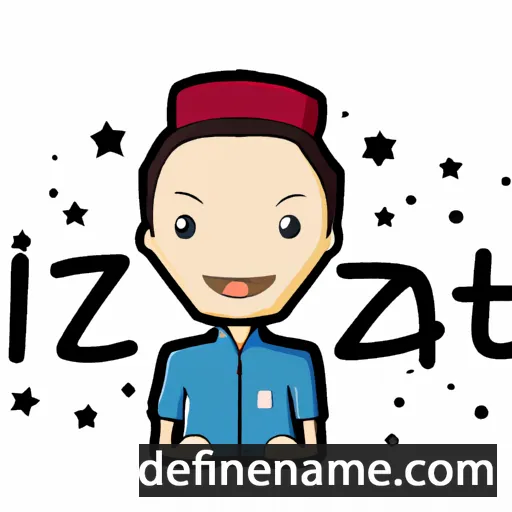 cartoon of the name Izzat