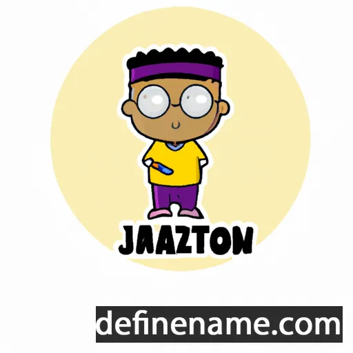 cartoon of the name Izzatjamol