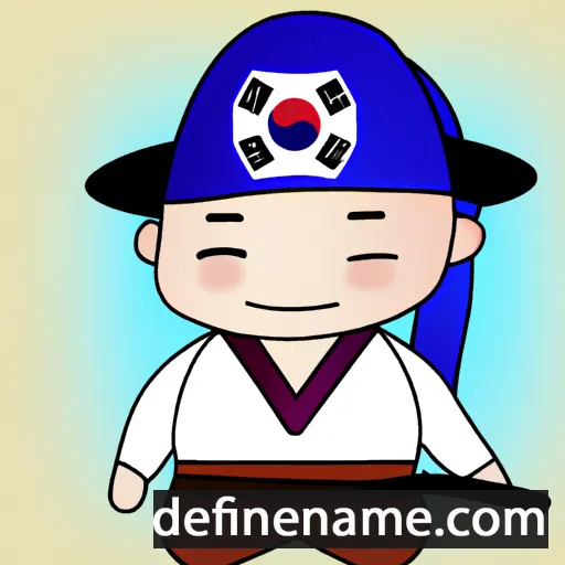 cartoon of the name Ja-heung