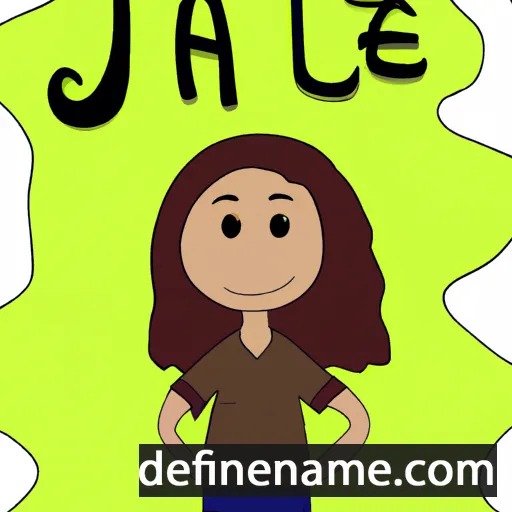 cartoon of the name Jáhel