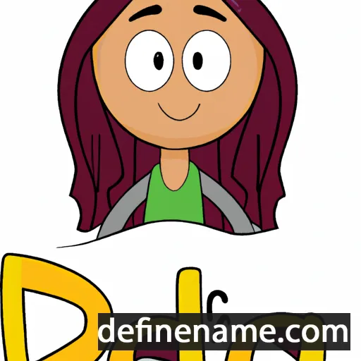 cartoon of the name Jadia