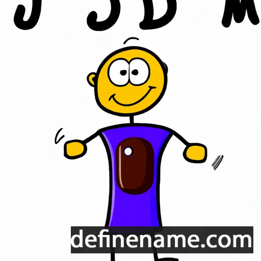 cartoon of the name Jadóm