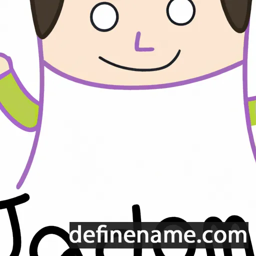 cartoon of the name Jadom