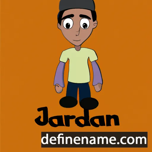 cartoon of the name Jadrian