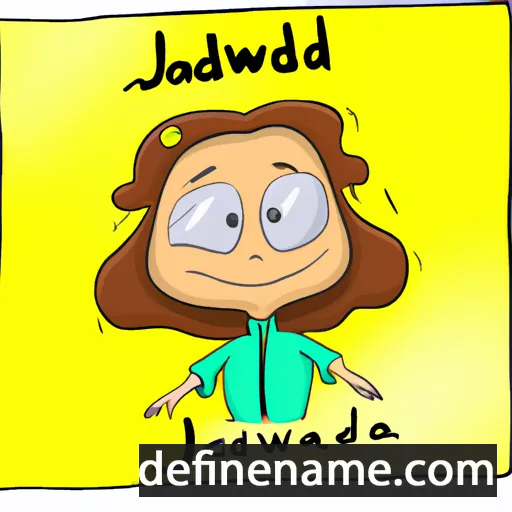 cartoon of the name Jadwisia