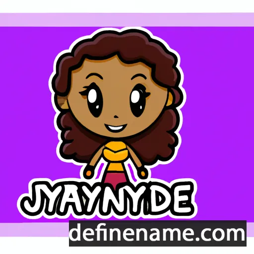 cartoon of the name Jadynne