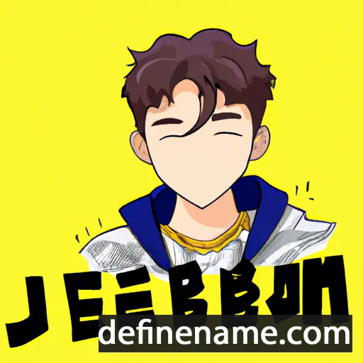 cartoon of the name Jae-bum