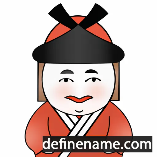 cartoon of the name Jae-deok