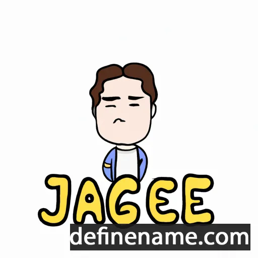 cartoon of the name Jae-hyeong