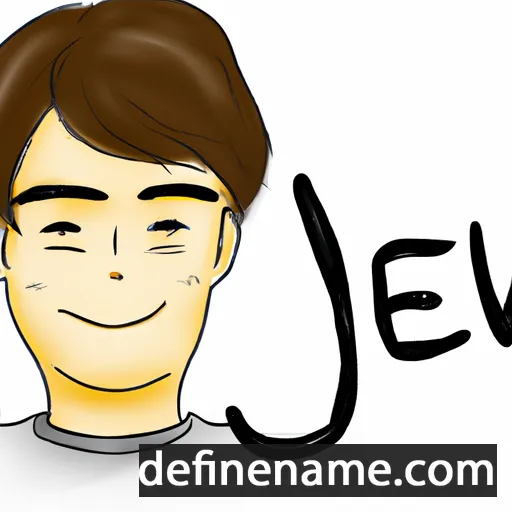 cartoon of the name Jae-won