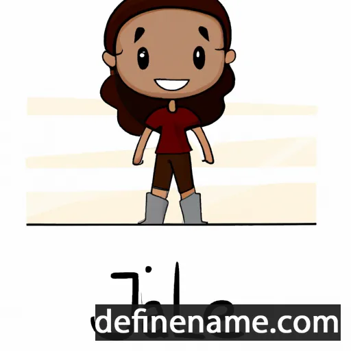 cartoon of the name Jaël