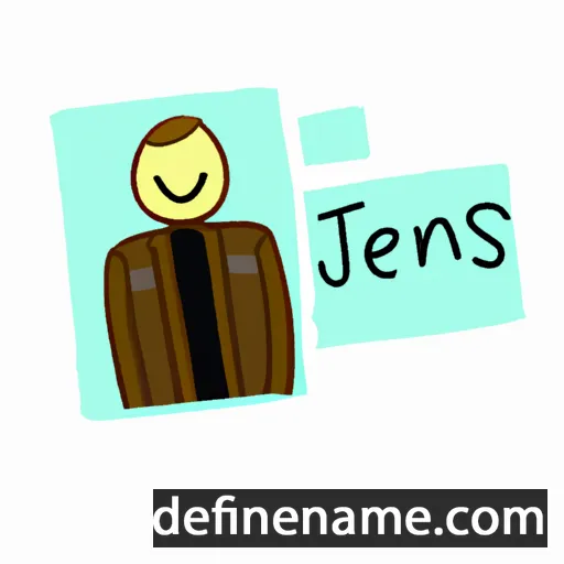 cartoon of the name Jænis