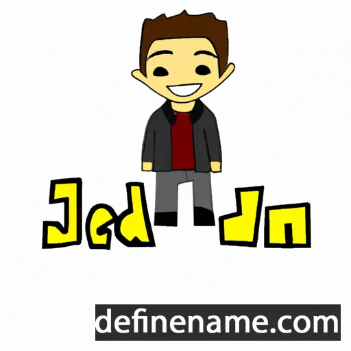 cartoon of the name Jaeden