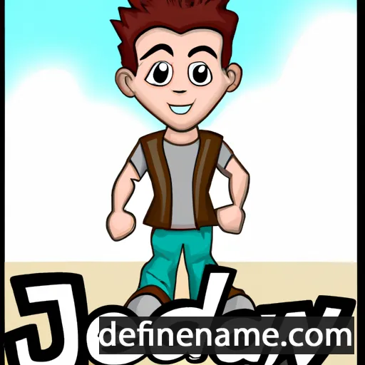 cartoon of the name Jaedyn