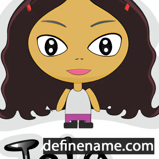 cartoon of the name Jaela