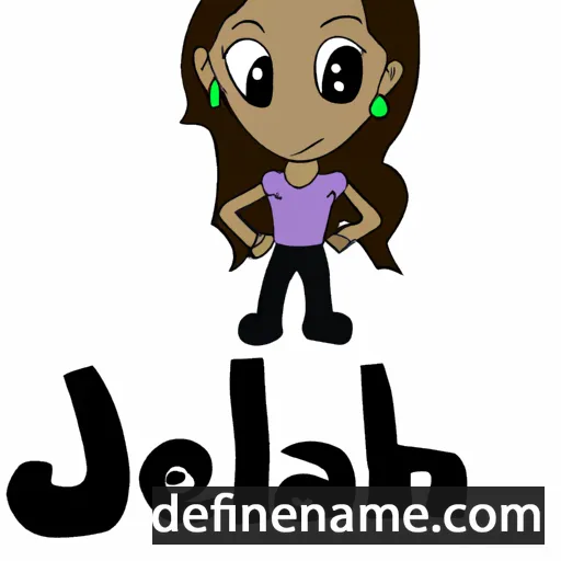 cartoon of the name Jaeleah